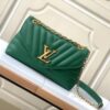 693088246e68136f4d9a889c LV NEW WAVE Chain Bag V-Quilting Handbag M58664 Green 58552 Black 58552 Apricot Yellow 58549 White 58550 Coffee 58664 Green 58553 Rose Red