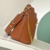 693088326e68136f4d9a88ba Haiyuan Export Genuine Leather Bucket Bag Chain Bag Series Lock and Walk Handbag M24006 Black M24638 White M24165 Brown