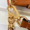 693088376e68136f4d9a88c1 Haiyuan Export Genuine Leather Bucket Bag Chain Bag Series Lock and Walk Handbag M24006 Black M24638 White M24165 Brown