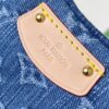 693088386e68136f4d9a88c5 Exclusive Real Photo from Haiyuan Order - M46856 Denim Fabric Premium Quality M46828 Vintage LV Monogram 2024 New Arrival Cowhorn Strap Adjustable Pea Bag with Extra Pendant Mini Bag