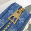 693088386e68136f4d9a88c7 Exclusive Real Photo from Haiyuan Order - M46856 Denim Fabric Premium Quality M46828 Vintage LV Monogram 2024 New Arrival Cowhorn Strap Adjustable Pea Bag with Extra Pendant Mini Bag