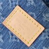 6930883b6e68136f4d9a88ca Exclusive Real Photo from Haiyuan Order - M46856 Denim Fabric Premium Quality M46828 Vintage LV Monogram 2024 New Arrival Cowhorn Strap Adjustable Pea Bag with Extra Pendant Mini Bag