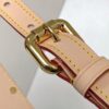 6930883b6e68136f4d9a88cb Exclusive Real Photo from Haiyuan Order - M46856 Denim Fabric Premium Quality M46828 Vintage LV Monogram 2024 New Arrival Cowhorn Strap Adjustable Pea Bag with Extra Pendant Mini Bag