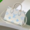 693088416e68136f4d9a88d6 M46833 White, M45653 White Embossed, M46569 OnTheGo Small Handbag in Monogram Empreinte Leather