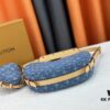 693088456e68136f4d9a88e1 Upgraded Original M46856 Denim High-Grade Quality M46828 Vintage LV Monogram New 2024 Style Horn Shoulder Strap Adjustable Pea Bag with Extra Pendant Mini Bag Waist and Enhanced Design