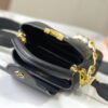 6930884c6e68136f4d9a88ed Upgraded M23198 Black Gold-Tone Capucines Mini Handbag