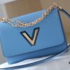 693088786e68136f4d9a8955 Latest TWIST Collection - Premium Original Quality - Model No. 50369/59402/59403/59627/59405 - LV Twist Medium Bag with Dual Chain and Hand-Enamel Monogram Flowers