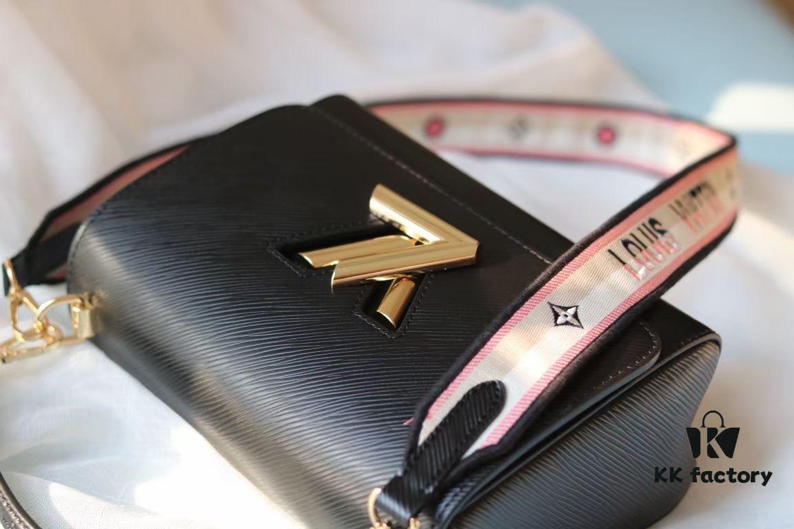 6930887c6e68136f4d9a895d New Arrival Top Quality Original Version Model No. 50357/57505/57506/57507/50280/50282 The Twist Medium Handbag with Detachable Jacquard Strap