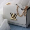6930888b6e68136f4d9a8988 Top Quality Original LV Latest Hot Twist Denim Medium Bag 23*18*8cm Adjustable Chain Crossbody Shoulder Bag