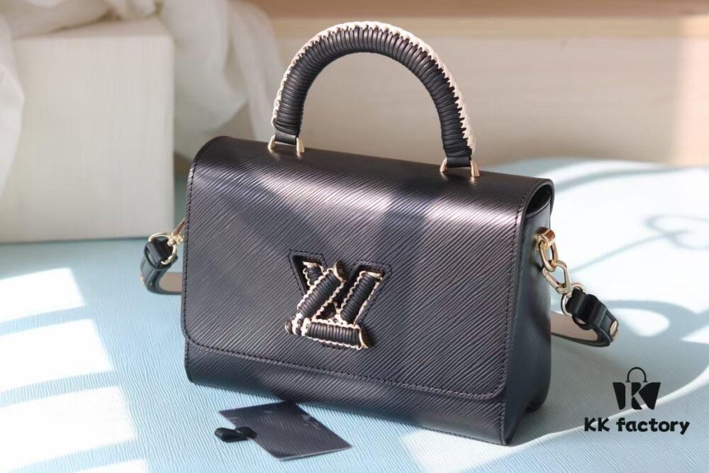 Top-Quality Original LV Twist Medium Handbag in Epi Grained Leather