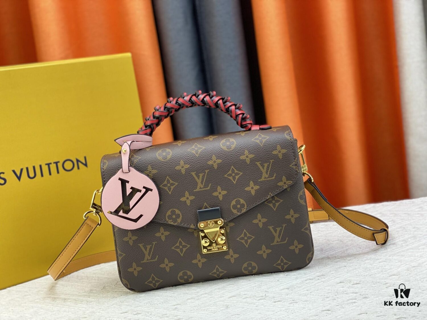 693088a56e68136f4d9a89c6 Upgraded Original M40780 POCHETTE METIS Handbag M44668 Burgundy M45152 White M43984 Orange Messenger Bag