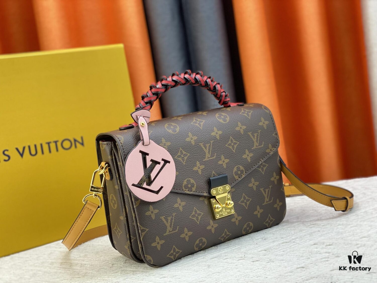693088a56e68136f4d9a89c7 Upgraded Original M40780 POCHETTE METIS Handbag M44668 Burgundy M45152 White M43984 Orange Messenger Bag