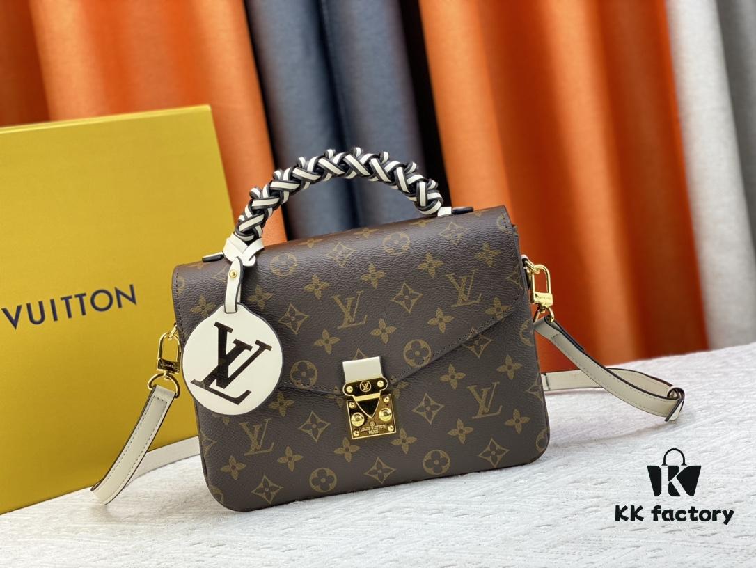 693088ab6e68136f4d9a89d5 Upgraded Original M40780 POCHETTE METIS Handbag M44668 Burgundy M45152 White M43984 Orange Messenger Bag