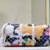 693088b26e68136f4d9a89e5 Keepall Bandoulière 45 Travel Bag in Monogram Coated Canvas with Cowhide Leather