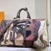 693088b56e68136f4d9a89e9 LV Portrait Collection Keepall Bandoulière 55 Travel Bag
