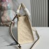 693088d46e68136f4d9a8a27 Top-Quality Original Order, Exclusive Real Photos M45653 White Embossed M46569 OnTheGo Small Tote Bag