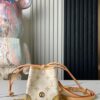 693088db6e68136f4d9a8a38 Top-tier Original Duplicate, Exclusive Real Photos M83227 White Color M82885 Mini Bucket Bag 'Shao Mai' Series Online Only Handbag M82885 Yellow Flower