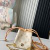 693088dd6e68136f4d9a8a3a Top-tier Original Duplicate, Exclusive Real Photos M83227 White Color M82885 Mini Bucket Bag 'Shao Mai' Series Online Only Handbag M82885 Yellow Flower