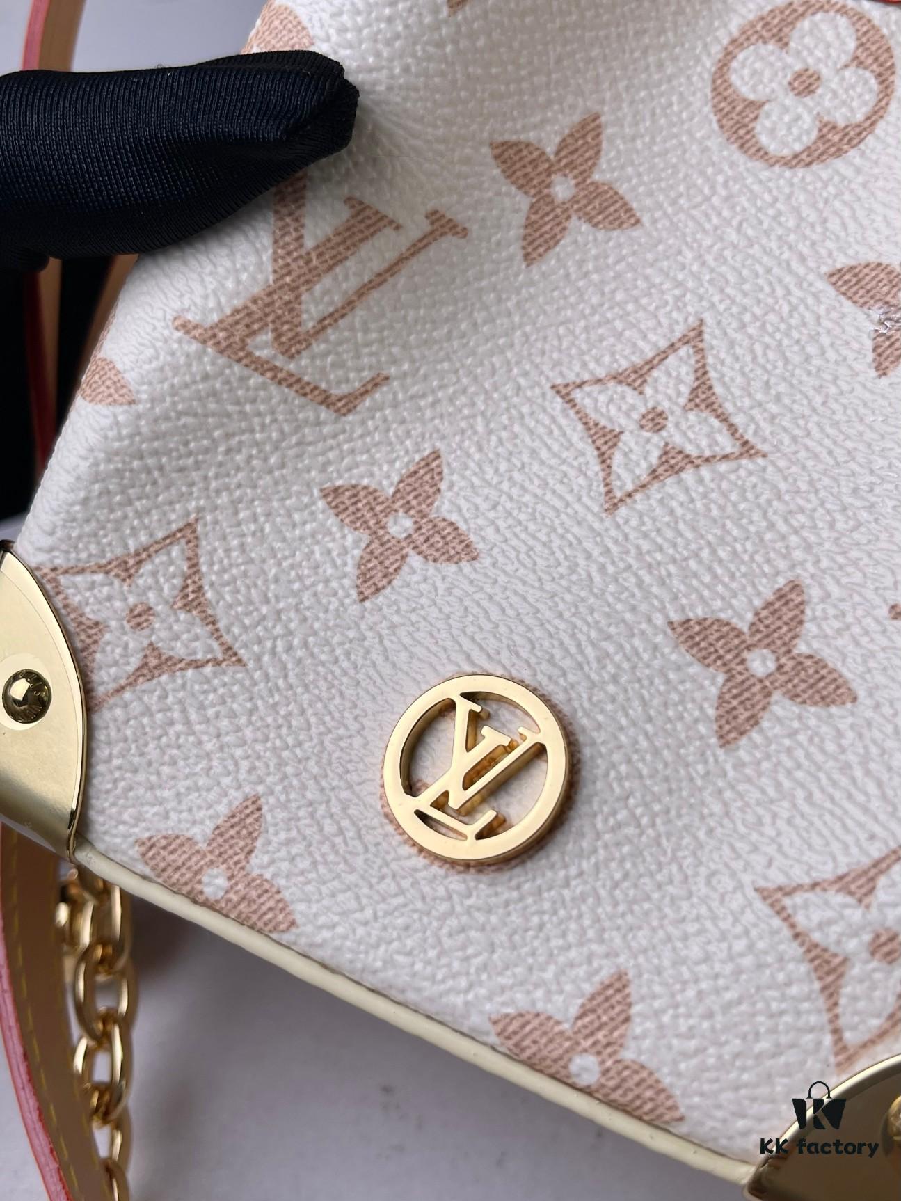 693088df6e68136f4d9a8a3c Top-tier Original Duplicate, Exclusive Real Photos M83227 White Color M82885 Mini Bucket Bag 'Shao Mai' Series Online Only Handbag M82885 Yellow Flower