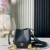 693088e16e68136f4d9a8a41 Top Quality Original Order Exclusive Real Shot M82886 M82885 Black Full Leather Mini Bucket Bag Bamyang Bag Series Zjs jh Online Only Handbag