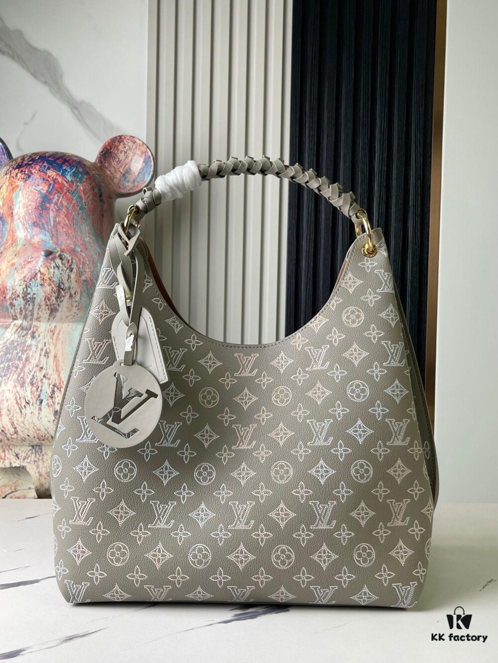 693088e76e68136f4d9a8a4a Top Quality Original Order Exclusive Real Shot M23396 M53188 M21299 Black and White Printed Handbag