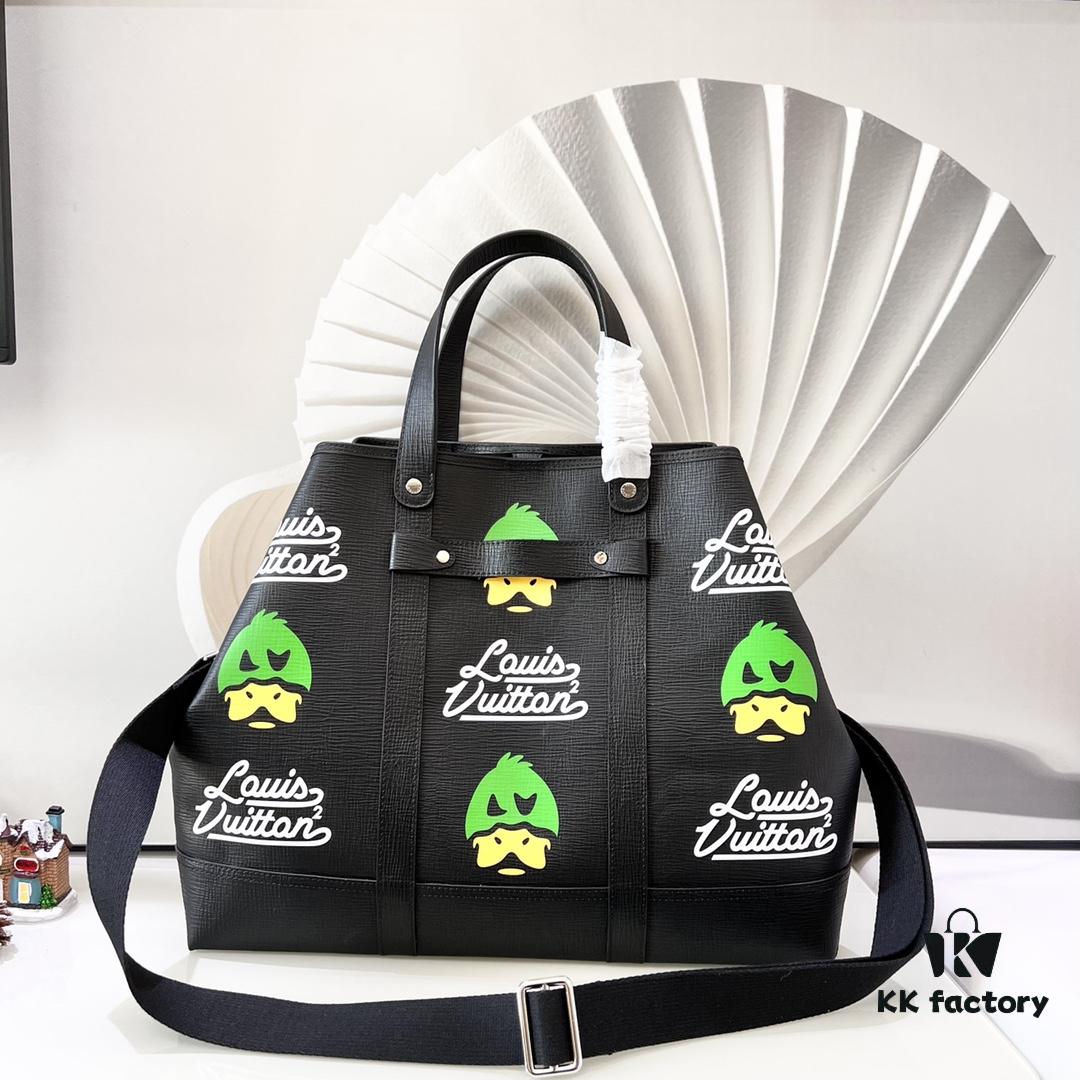 693088ea6e68136f4d9a8a50 Top Original Order Exclusive Real Shot M59373 Japanese Designer Nigo 2022 Spring Tote Journey Bag