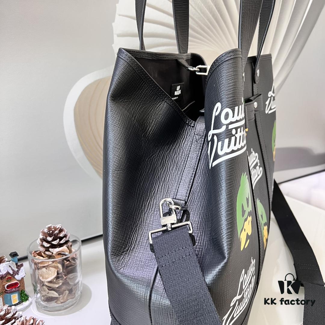 693088ef6e68136f4d9a8a5a Top Original Order Exclusive Real Shot M59373 Japanese Designer Nigo 2022 Spring Tote Journey Bag