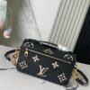 693088f26e68136f4d9a8a60 Top Quality Original Order Exclusive Real Shot M46596 Black Silkscreen Full Leather Messenger Bag Series Small East West Métis Handbag