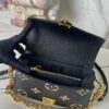 693088f56e68136f4d9a8a63 Top Quality Original Order Exclusive Real Shot M46596 Black Silkscreen Full Leather Messenger Bag Series Small East West Métis Handbag