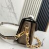 693088f66e68136f4d9a8a66 Top Quality Original Order Exclusive Real Shot M23081 Beige Screen Printed Full Leather Messenger Bag Series Small East West Métis Handbag
