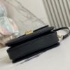 693088fc6e68136f4d9a8a70 Top-Quality Original Order Exclusive Real Photo M46595 Black Full Leather Messenger Bag Series Small East West Métis Handbag