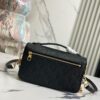 693088fc6e68136f4d9a8a71 Top-Quality Original Order Exclusive Real Photo M46595 Black Full Leather Messenger Bag Series Small East West Métis Handbag
