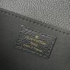 693088ff6e68136f4d9a8a74 Top-Quality Original Order Exclusive Real Photo M46595 Black Full Leather Messenger Bag Series Small East West Métis Handbag