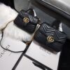 GG Marmont Wavy Texture Chain Bag in Large and Small Sizes