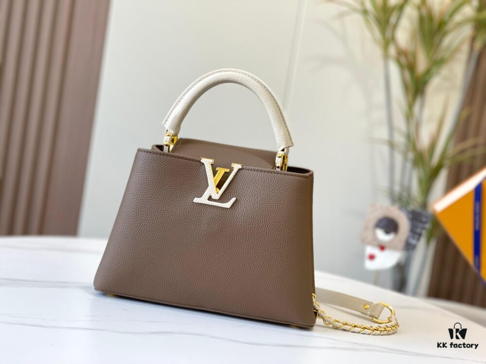 6930890f6e68136f4d9a8a91 Exclusive On-Site Photo - Factory Outlet M59512 m59653 Capucines BB Handbag in Taurillon Leather