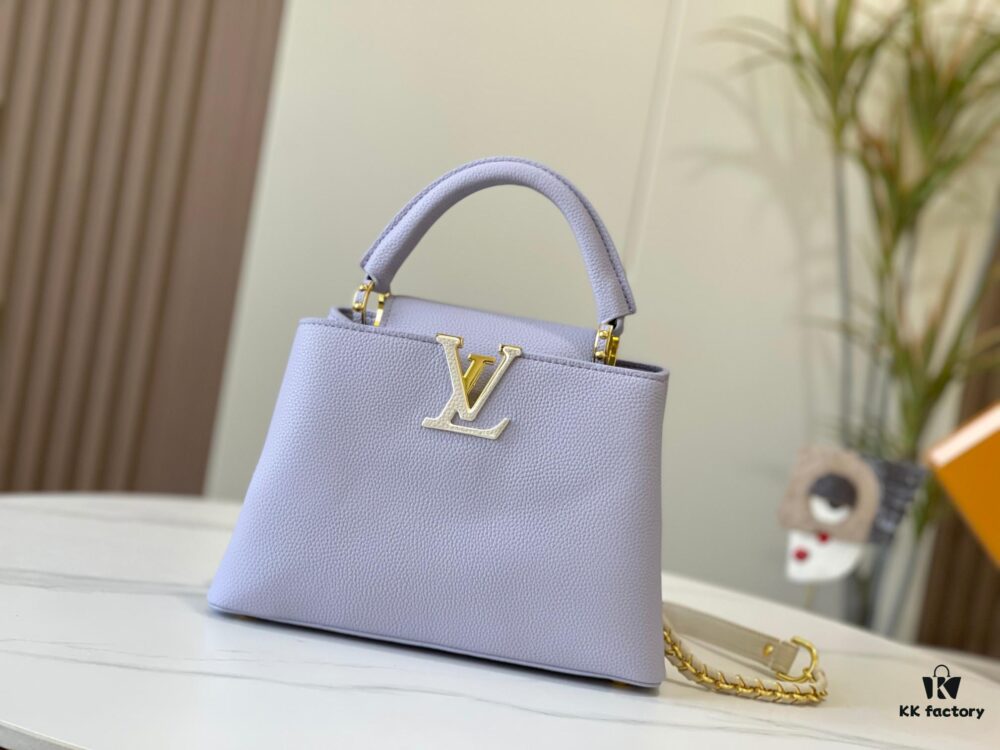 693089146e68136f4d9a8a9a Exclusive On-Site Photo - Factory Outlet M59512 m59653 Capucines BB Handbag in Taurillon Leather
