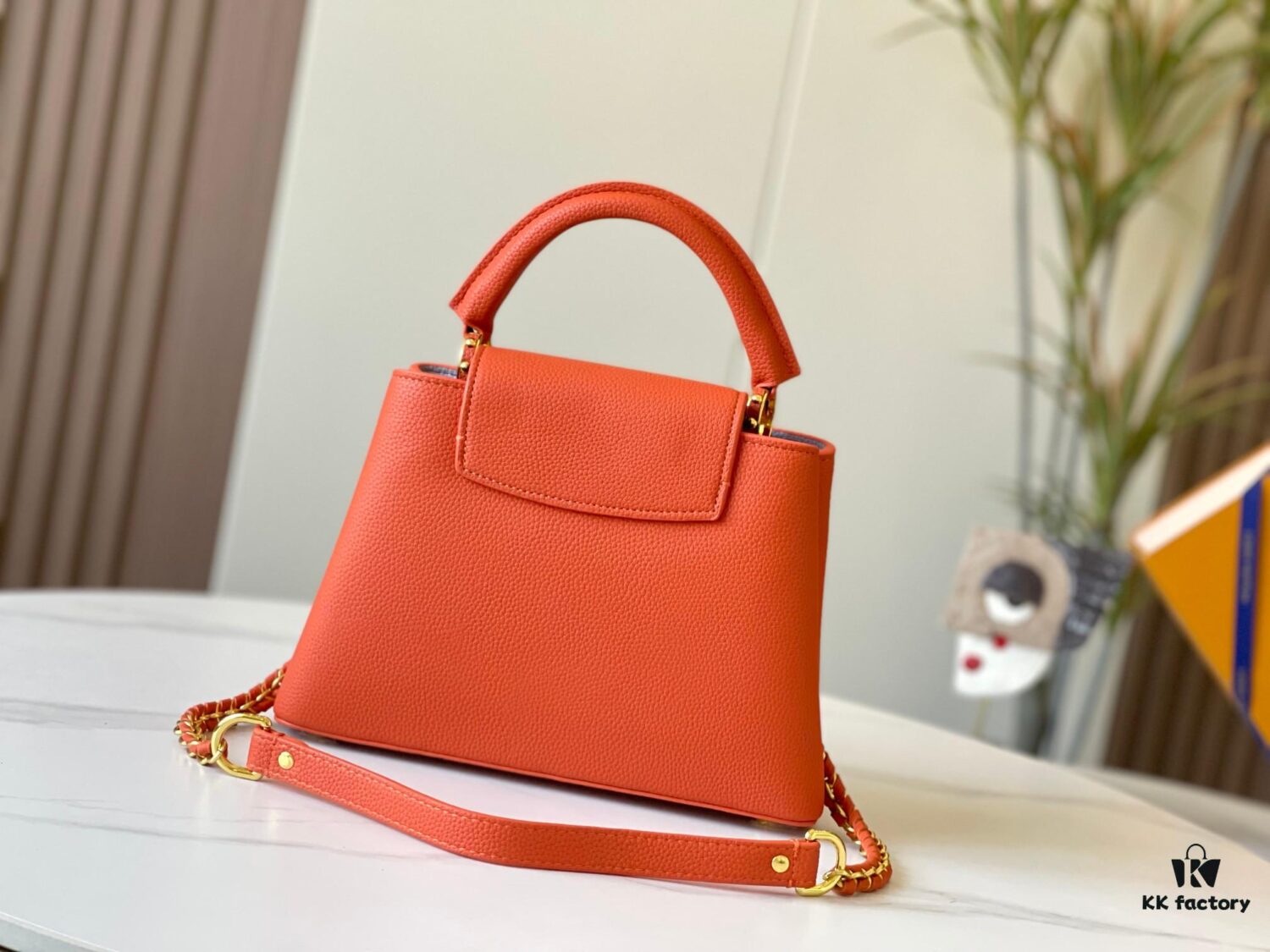 6930891b6e68136f4d9a8aa4 Exclusive On-Site Photo - Factory Outbound M59512 m59653 Capucines BB Handbag in Taurillon Leather