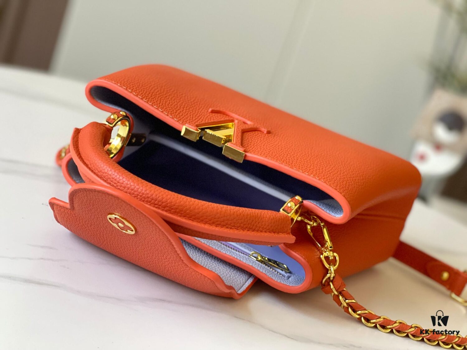 693089226e68136f4d9a8aaf Exclusive On-Site Photo - Factory Outbound M59512 m59653 Capucines BB Handbag in Taurillon Leather