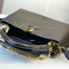 693089256e68136f4d9a8ab3 Upgraded Version M59209 Black Medium Capucines Handbag