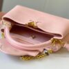 693089306e68136f4d9a8ac6 Upgraded M59209 Pink Capucines Medium Handbag