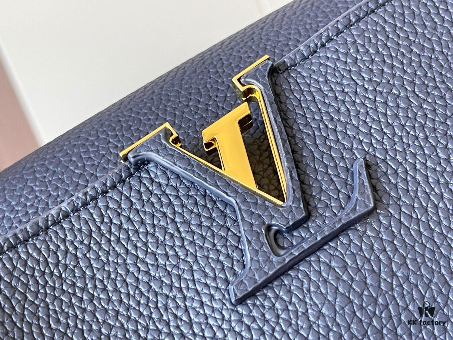 693089386e68136f4d9a8ad6 Upgraded M59209 Blue Capucines Medium Handbag