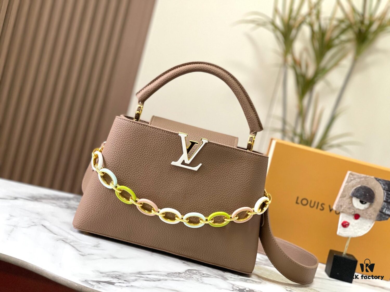 Upgraded M21652 Brown Gold-Tone Hardware