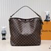 693089816e68136f4d9a8b4f Wholesale Price Summer New Arrival, Stylish and Elegant Damier Azur Canvas Calvi Tote Bag in Vibrant Pomegranate Red, Perfect for Office and Beach Getaways