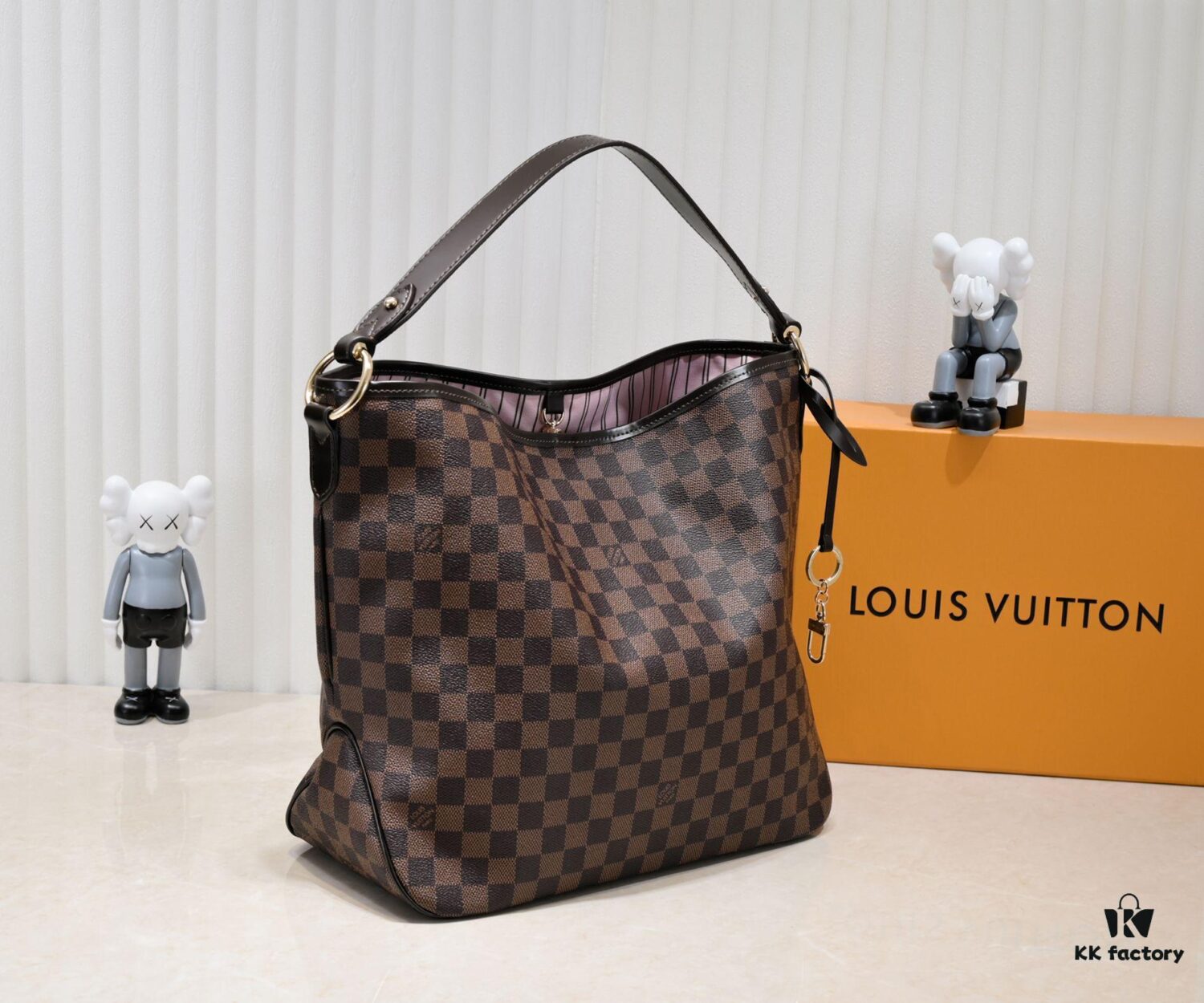 693089816e68136f4d9a8b50 Wholesale Price Summer New Arrival, Stylish and Elegant Damier Azur Canvas Calvi Tote Bag in Vibrant Pomegranate Red, Perfect for Office and Beach Getaways