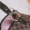 693089826e68136f4d9a8b53 Wholesale Price Summer New Arrival, Stylish and Elegant Damier Azur Canvas Calvi Tote Bag in Vibrant Pomegranate Red, Perfect for Office and Beach Getaways