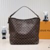 693089836e68136f4d9a8b54 Wholesale Price Summer New Arrival, Stylish and Elegant Damier Azur Canvas Calvi Tote Bag in Vibrant Pomegranate Red, Perfect for Office and Beach Getaways