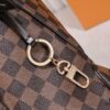 693089846e68136f4d9a8b57 Wholesale Price Summer New Arrival, Stylish and Elegant Damier Azur Canvas Calvi Tote Bag in Vibrant Pomegranate Red, Perfect for Office and Beach Getaways