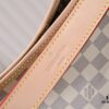 693089896e68136f4d9a8b63 Wholesale Price Summer New Arrival, Stylish and Elegant Damier Azur Canvas Calvi Bag in Pomegranate Red, Perfect for Office and Beach Weekend Getaways