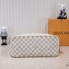 6930898a6e68136f4d9a8b64 Wholesale Price Summer New Arrival, Stylish and Elegant Damier Azur Canvas Calvi Bag in Pomegranate Red, Perfect for Office and Beach Weekend Getaways