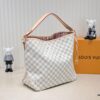 6930898d6e68136f4d9a8b6a Wholesale Price Summer New Arrival: Stylish Damier Azur Canvas Calvi Tote Bag in Pomegranate Red